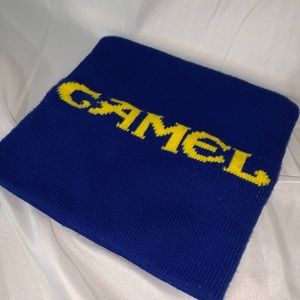 Vintage Camel Cigarettes Promo Beanie Knit Ski Hat Cap Tobacco thick wool warm